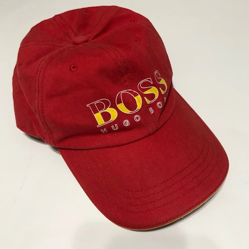 BOSS Hugo Boss Red Baseball Cap • Boy/Youth
